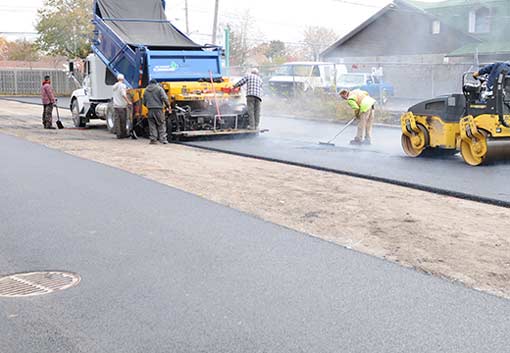Asphalte condo Châteauguay stationnement