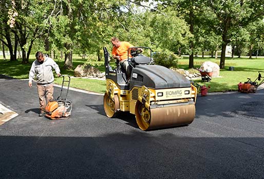 Asphalte condo Sainte-Julie stationnement